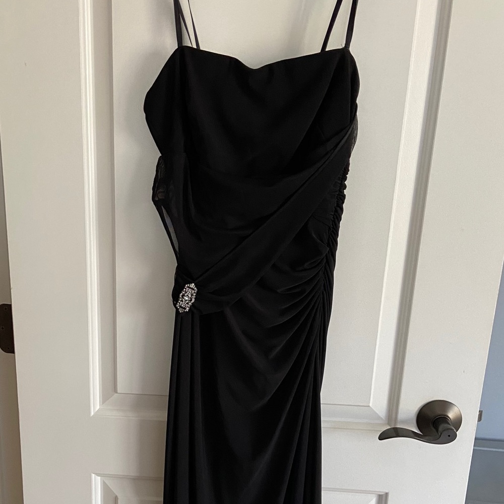 Long Strapless Raplh Lauren Black Dress